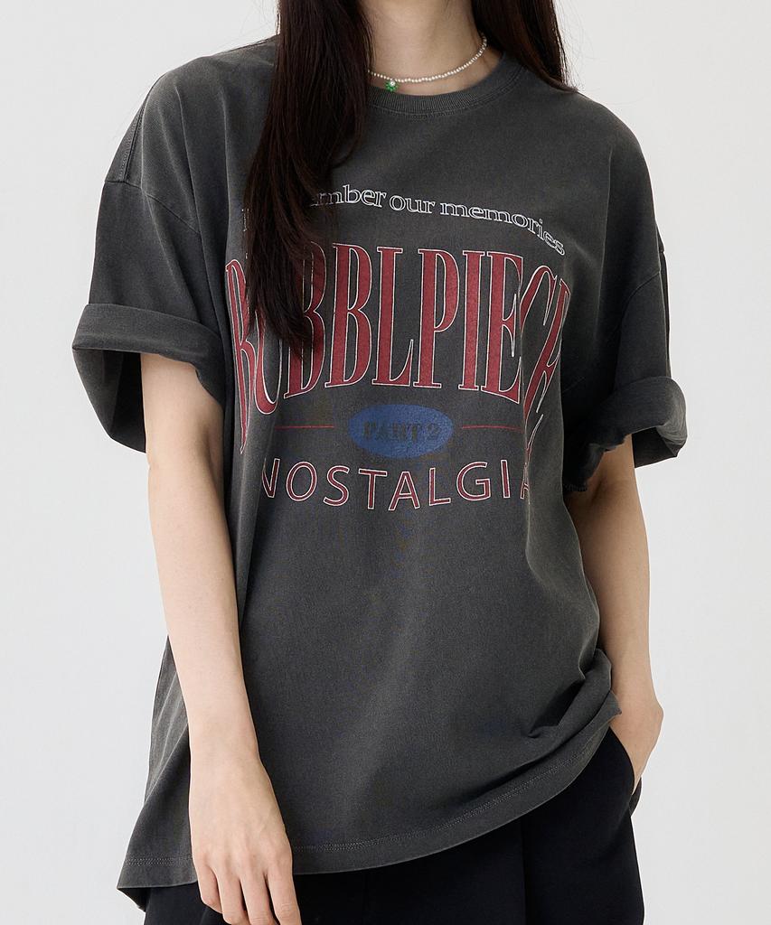 Beobeulpiseu Second Remember Pigment T-Shirt_Charcoal