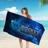 Asciugamano da Spiaggia Anime Rocket League Morbido Assorbente Panno per Lavare Regali per Bambini per Viaggio Campeggio Palestra