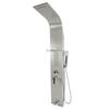Rain Shower Panel Hydromassage Shelf Set Nickel-Plated Column