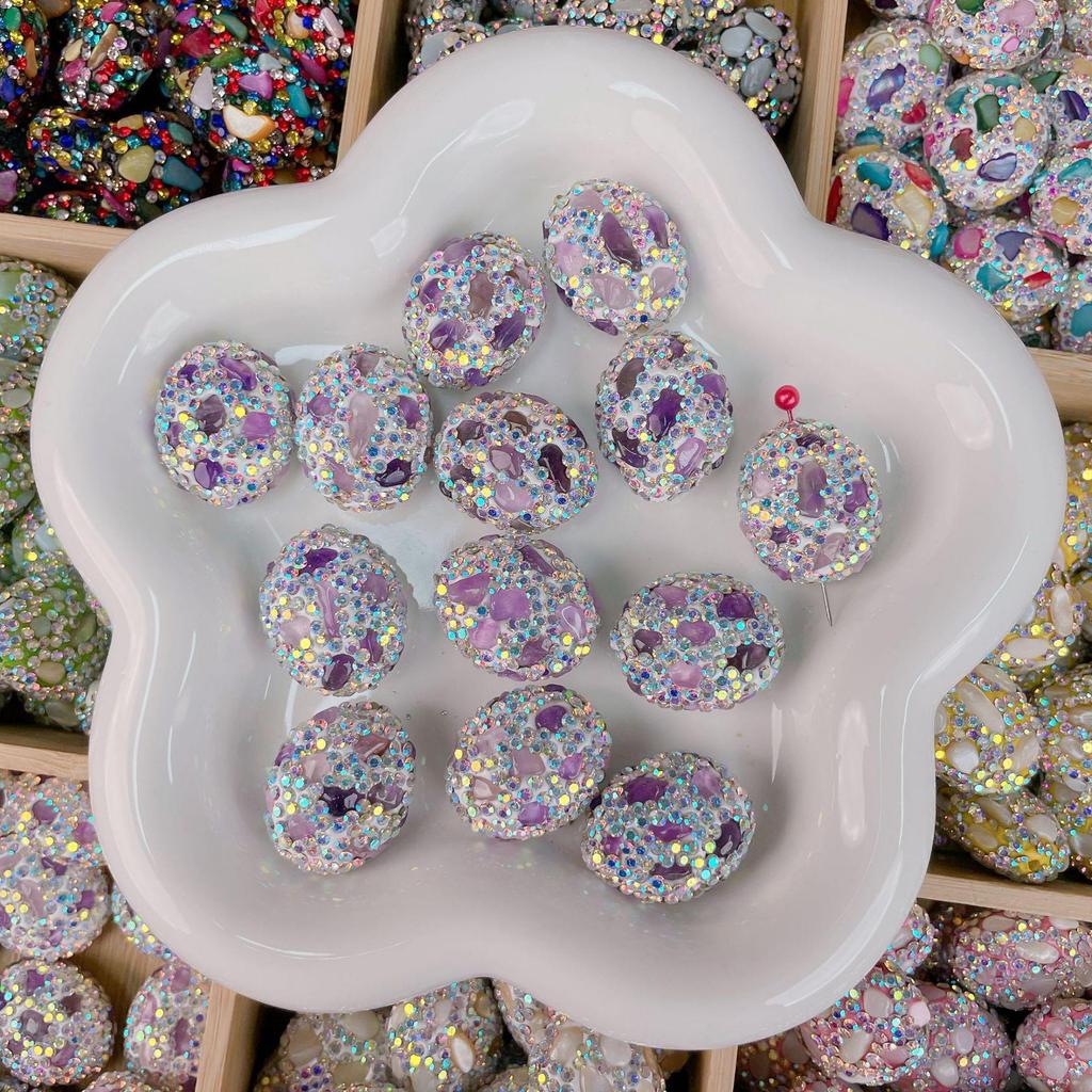 Handmade Rhinestone Crystal Beads for DIY Jewelry: Diamond Ball, Spacer, Pendant Materials