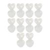 10pcs Heart Silicone Earring Lifters Love Backs for Studs and Droopy Ears Comfortable Secure Replacements Part