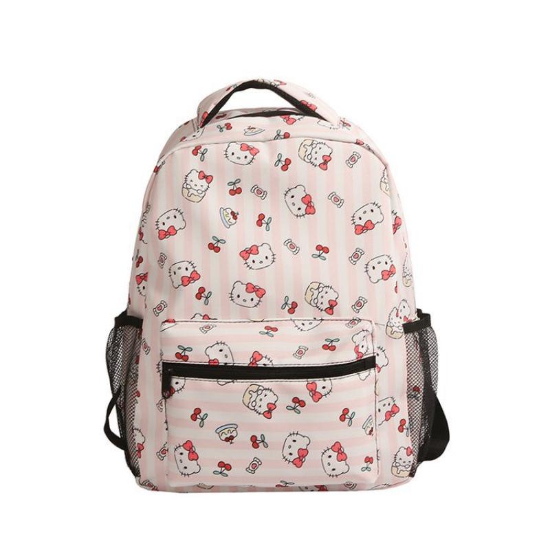 Schoolbag Campus Sense Cute Trend Niche Versatile School Bag Printed Cartoon Student Female Backpack Lightweight Large Capacity Backpack