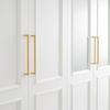 Solid Brass Wardrobe Door Handles French Cabinet Drawer Knobs Simple Hardware Handle  Multipurpose