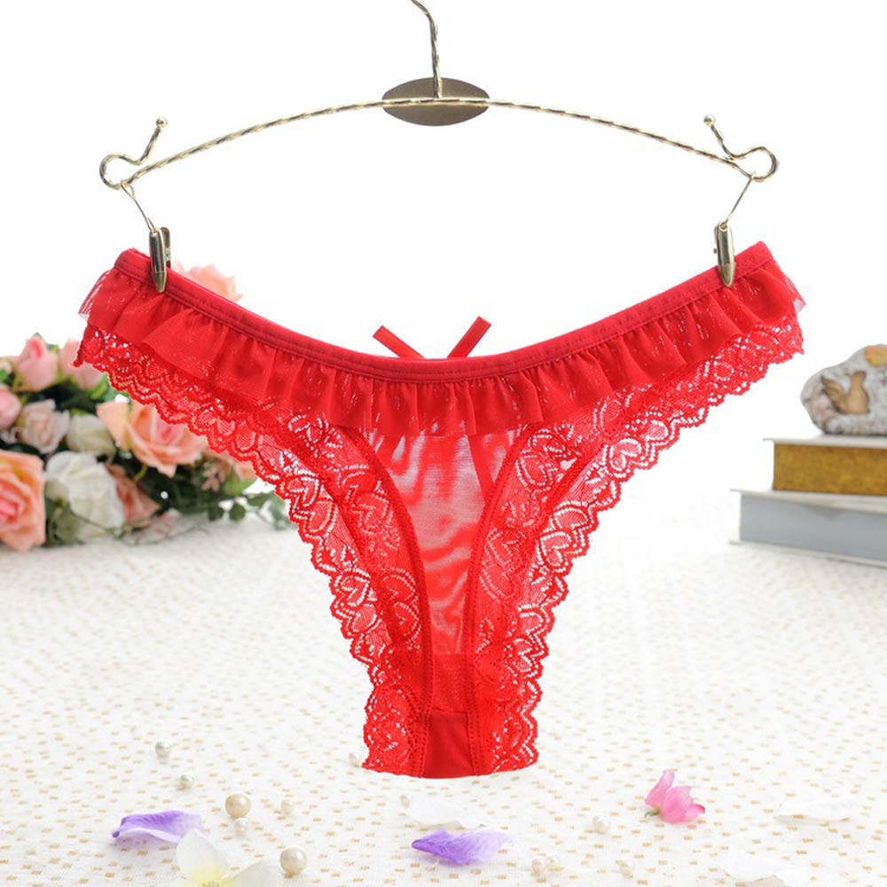 Women Sexy Lace Panties Seamless Breathable Hollow Briefs Girl Underwear