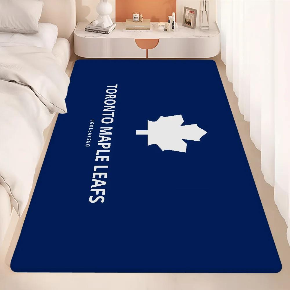 T-Toronto Maple Leafs Zimmerteppiche Retro Multiple Choice Wohnzimmer Küche Teppich Rutschfester Willkommens-Teppich