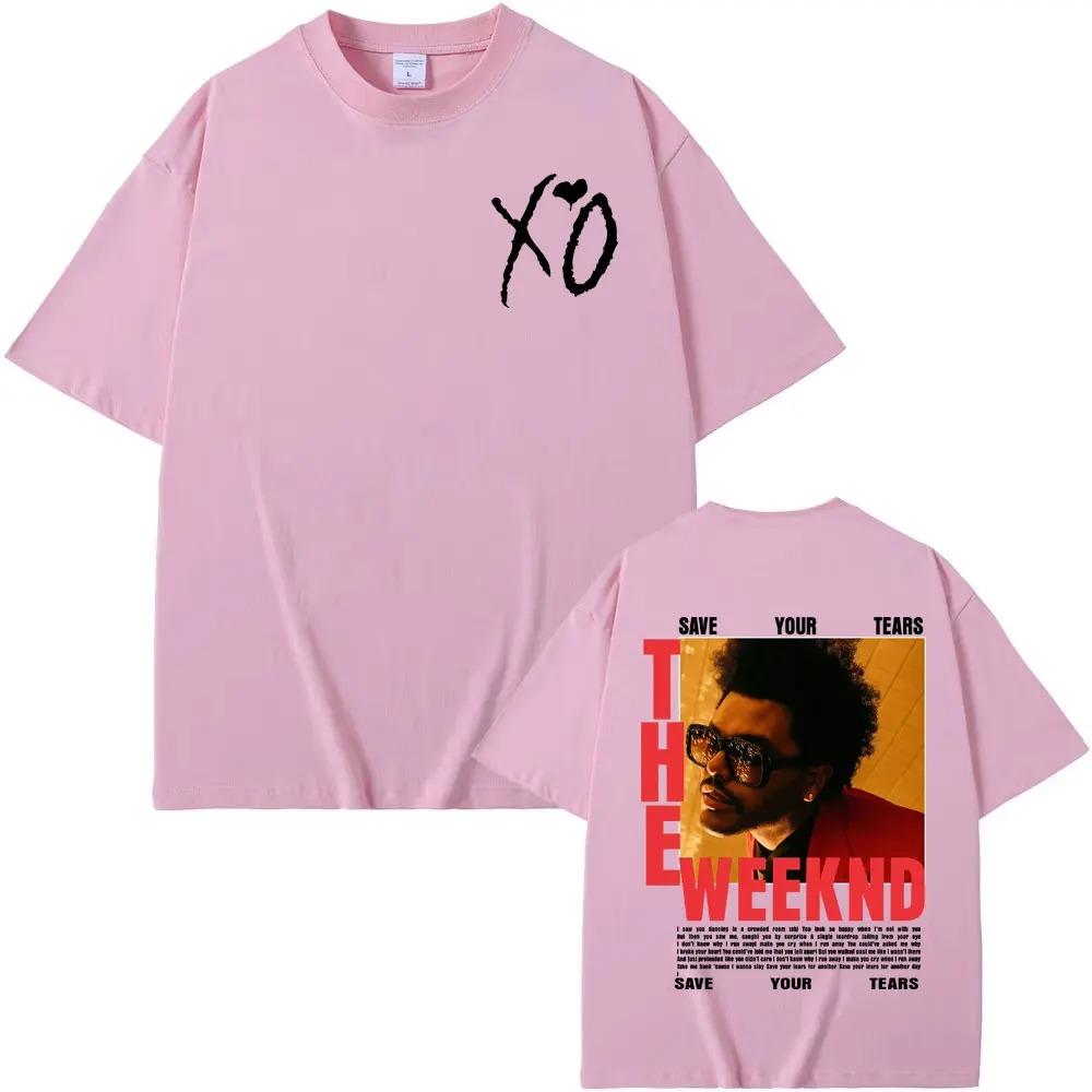 RB Pop Singer The Weeknd After Hours Til Dawn Europe 2026 Graphic TShirt  Unisex Vintage Harajuku Style Short Sleeve Top