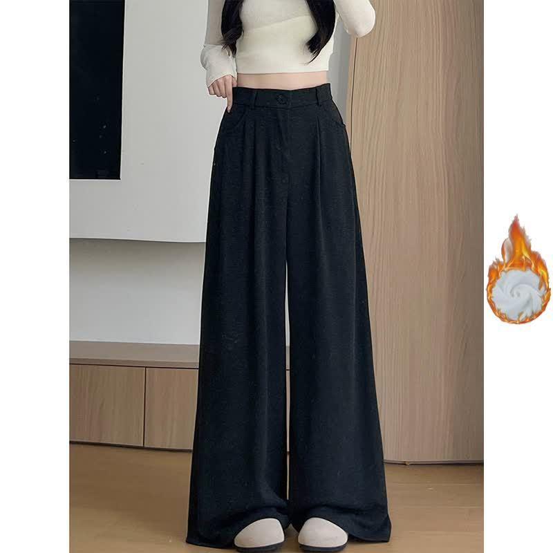 2026 New Women's High-Waist Slimming Wide-Leg Commuter Casual Pants
