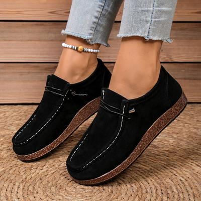 Nieuwe Modieuze Slip-On Loafers Dames Schoenen met Elastische Veters Lichtgewicht Casual Outdoor Schoenen Makkelijk te Combineren