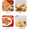 100 Stück Bambusspieße Cocktailspieße Schicke Zahnstocher für Vorspeisen Food Sticks Obst BBQ Für Party Getränke Einweggabeln