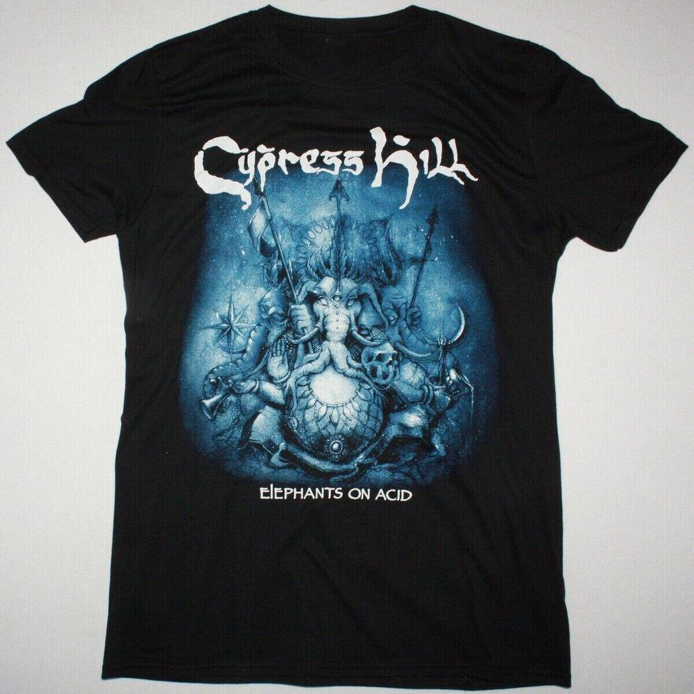 CYPRESS HILL ELEPHANTS ON ACID Gift For Fan Black All Size Shirt Unisex T-Shirt XXXXL