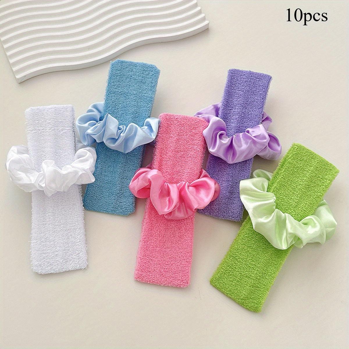 

10 шт. Простая спортивная повязка на голову в сочетании с высокой эластичностью, повязка для бега, влагоотводящий аксессуар для волос для йоги для женщин