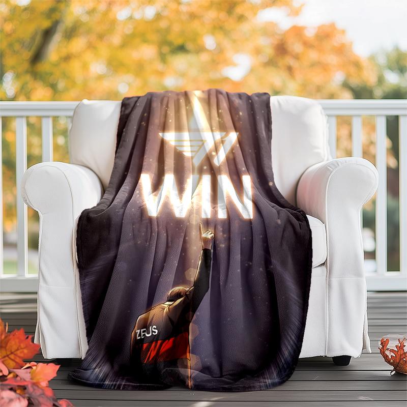 T1 Flannel Blanket Soft All-Season Throw, Design for Camping, Car Travel, Hiking Sofa, Bed, Office Perfect Gift for Parties