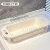 Retractable Drain Basket Multi-Use for Kitchen Washing Vegetables Sink Filter Living Room Fruit Plate Home Drainage Basket