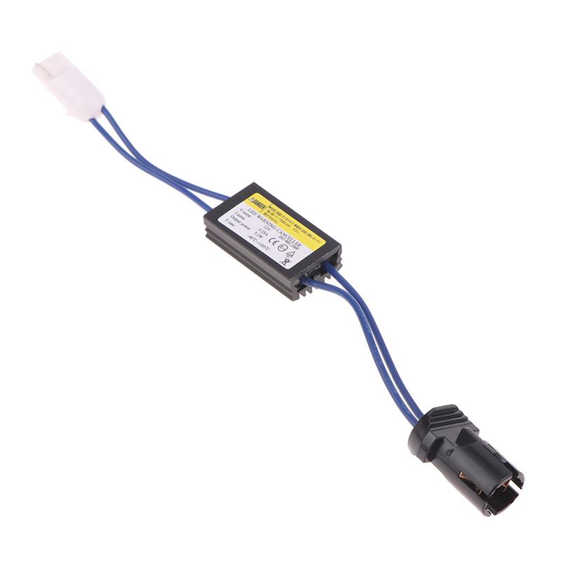 [G332]2Pcs T10 Canbus Decoder Cable Universal 12V LED Load Resistance Warning Eliminates Light Faults Decoders Plug And Play