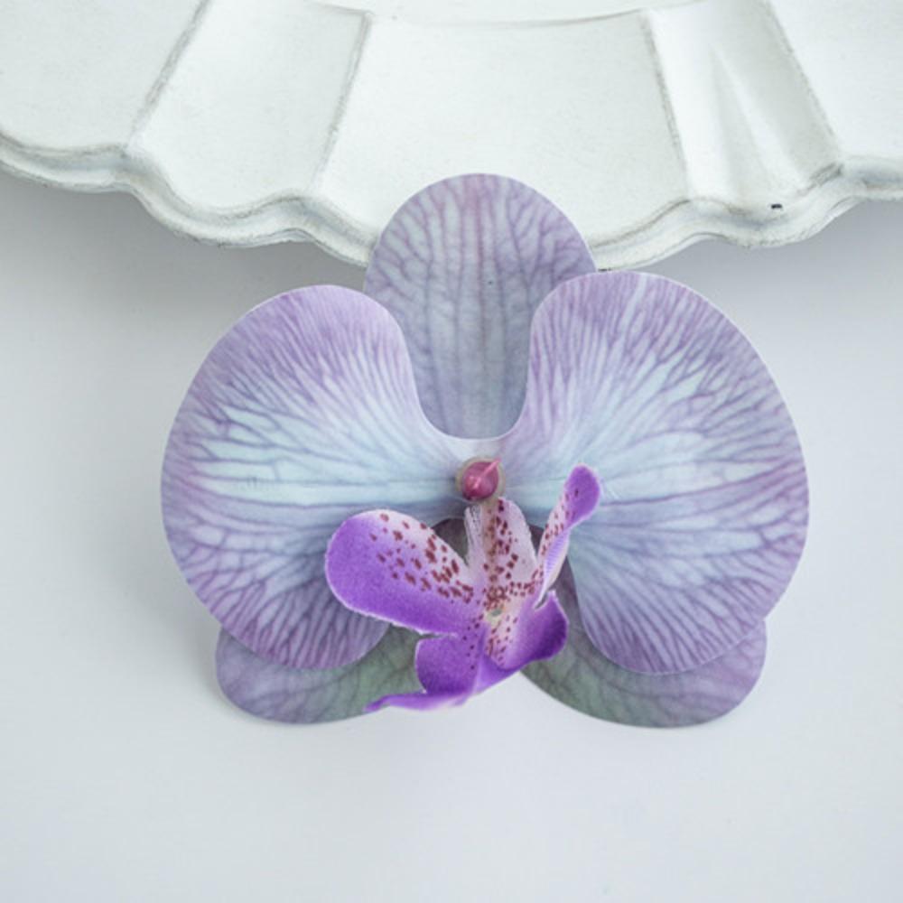 Phalaenopsis Simulation Flower Companion Gift 3D Printing Film High Quality Flower Head Decoration Sweet Headdress Shooting Props Fake Flowers