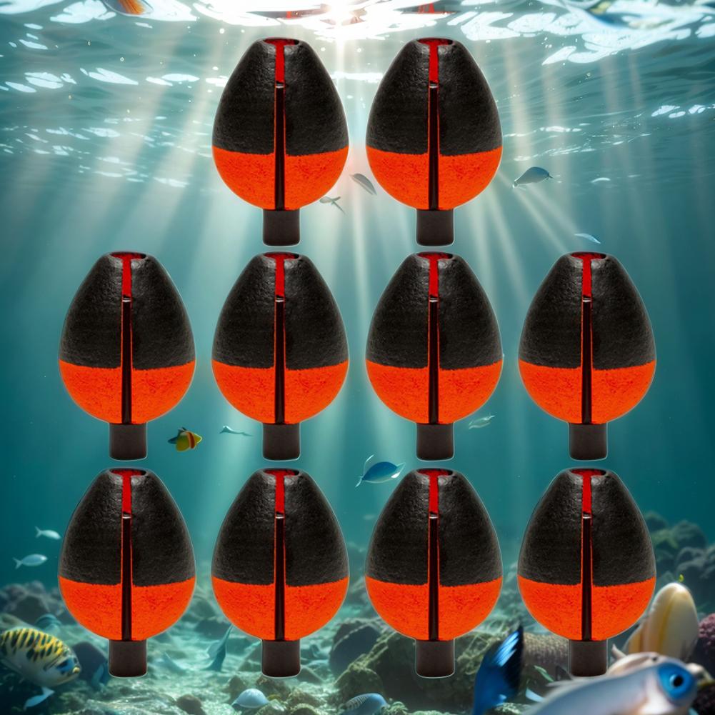 10Pcs High Buoyancy Fishing Floats Compact Fishing Bobbers Adjustable Fishing Buoy Fishing Floats Bobbers for Sea/Boat Fishing