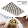 10pcs Watch Strap Screw Tube Steel Precise Professional Lightweight Wear Resistant Watch Band Screw Link Pin 0.7 X 0.04in M0.05in