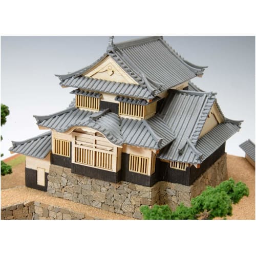 Woody Joe 1/150 Bitchu Matsuyama Castle Wooden Model Assembly Kit