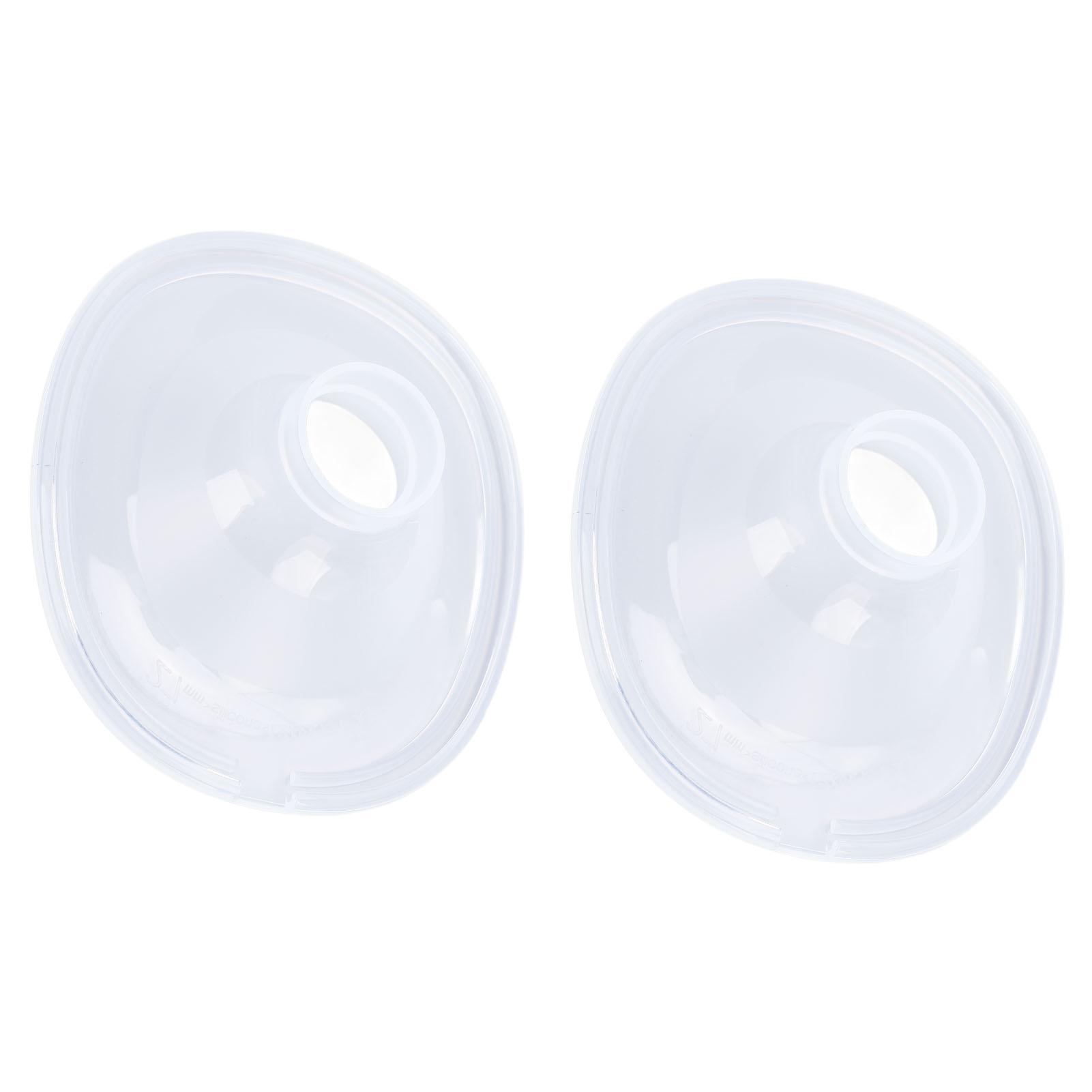 

2pcs Silicone Flange for 2 Wearable Breastfeeding Pump Accessories Replacement Flange Cushion Insert Spare Parts
