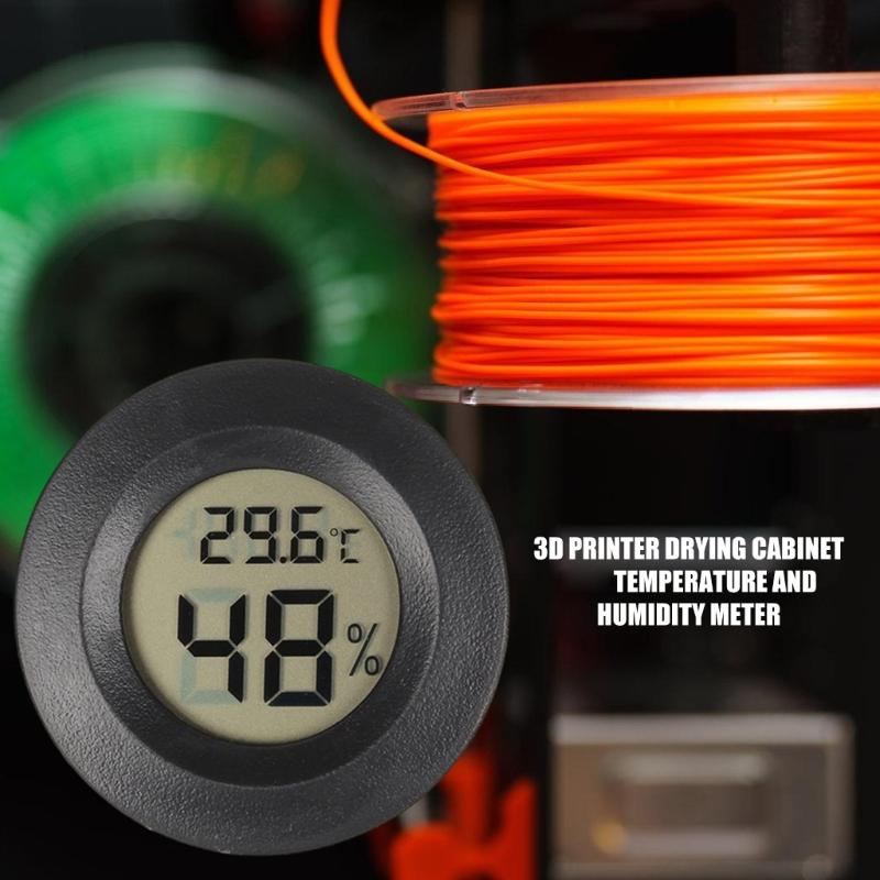Precise Hygrometer Dry Box for Real Time Humidity Monitoring Ensuring Optimal Storage of 3D Printer Filaments