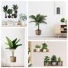Green Plant Potted Plant Wall Sticker Wallpaper Wall Decoration Shopping Mall Home Decoration Sticker Pvc Self-Adhesive Waterproof Sticker