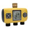 3 Zone Sprinkler Timer Programmable Manual Automatic Watering System with Brass Inlet Rain Delay IPX5 Waterproofing for