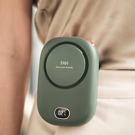 Practical USB Compact Hands-Free Fan Adjustable Lanyard