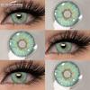 Eyes 1 Pair Colored Contact Lenses For Eyes Korean Brown Contact Lenses 14.5mm Big Eye Lenses Annual Student Beauty