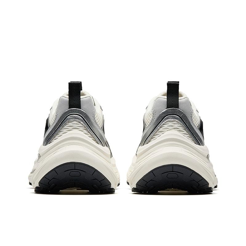 Anta Fuyao LT Slip Resistant, Abrasion Resistant, Height Increasing Low Top Casual Shoes Men's White Silver Black 112528857-1
