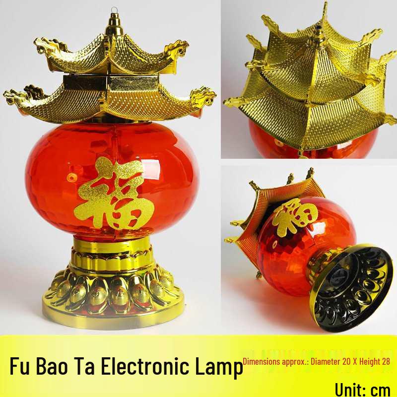 Electronic Lanterns & Candle Lamps for Lunar New Year: Ancestral Offerings & Buddha Lamps