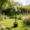 Artificial False Shamrock Plant In Pot No Maintenance Required For Holiday Decoration
