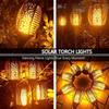 1/2/4/6/8/10Pcs Solar Flame Torch Lights Flickering Light Waterproof Garden Decoration Outdoor Lawn Path Yard Patio Floor Lamps