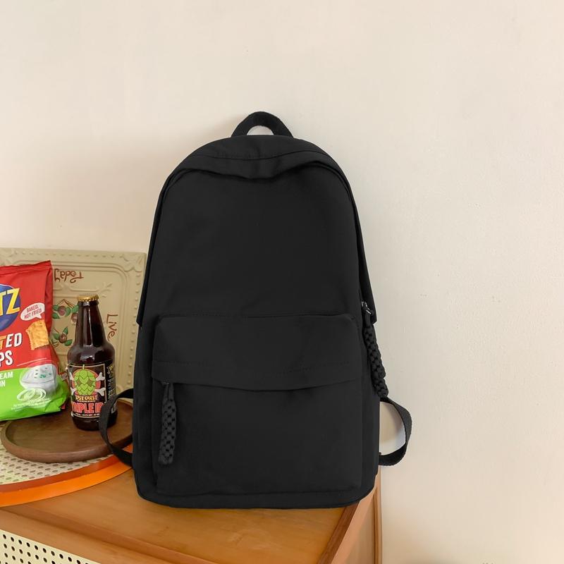 Girl Schoolbag Ženský cestovní batoh jednobarevný