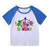 2025 Kids' Summer Outfit: Boys & Girls Casual Two-Piece Set - T-Shirt & Hot Pants