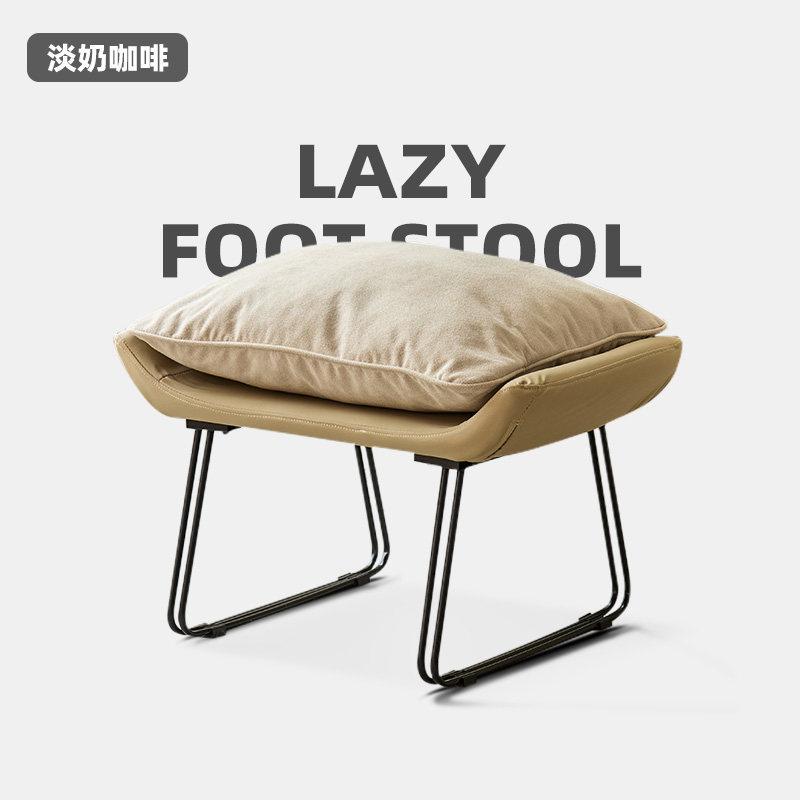 Modern Minimalist Footstool, Multifunctional Soft Cushioned Ottoman for Room Sofa, Recliner & Entryway, Versatile Storage Bench