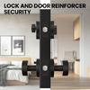 Stainless Steel Double Hole Security Plate For Reinforcing Entry Door Against Wear And Intrusion