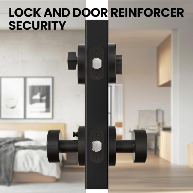 Stainless Steel Double Hole Security Plate For Reinforcing Entry Door Against Wear And Intrusion