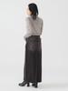 B:MING LIFE STORE by BEAMS Overdyed Denim Skirt (S-M) Women's Black Medium