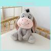 Niedliches Graues Plüsch Esel Spielzeug für Kinder Weiche und Kuschelige Stofftierpuppe, Perfektes Geschenk für Kinder