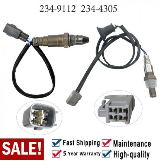2Pcs Upstream&Downstream Oxygen Sensor For 2011-2013 Toyota Corolla Matrix 1.8L
