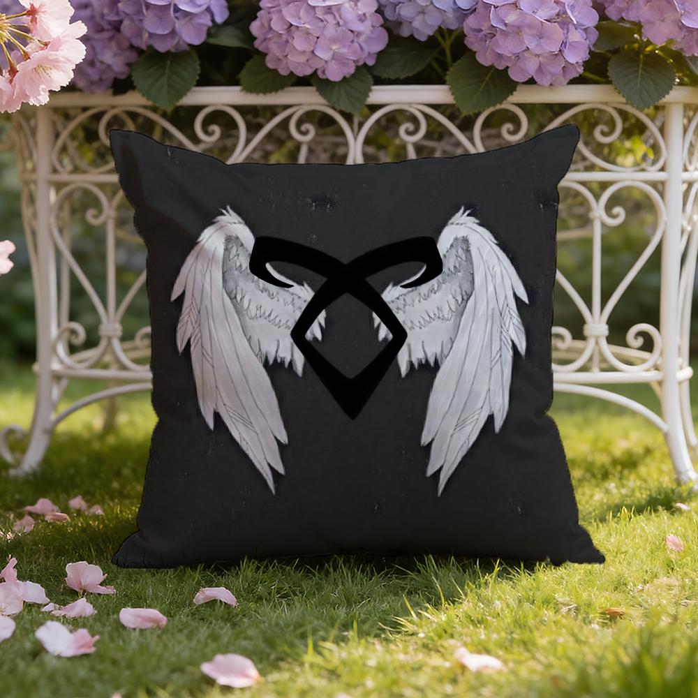 S-Shadowhunters Cushion Cover Home & Car Dual-Scene Pillow Cover: Reversible for Premium Comfort