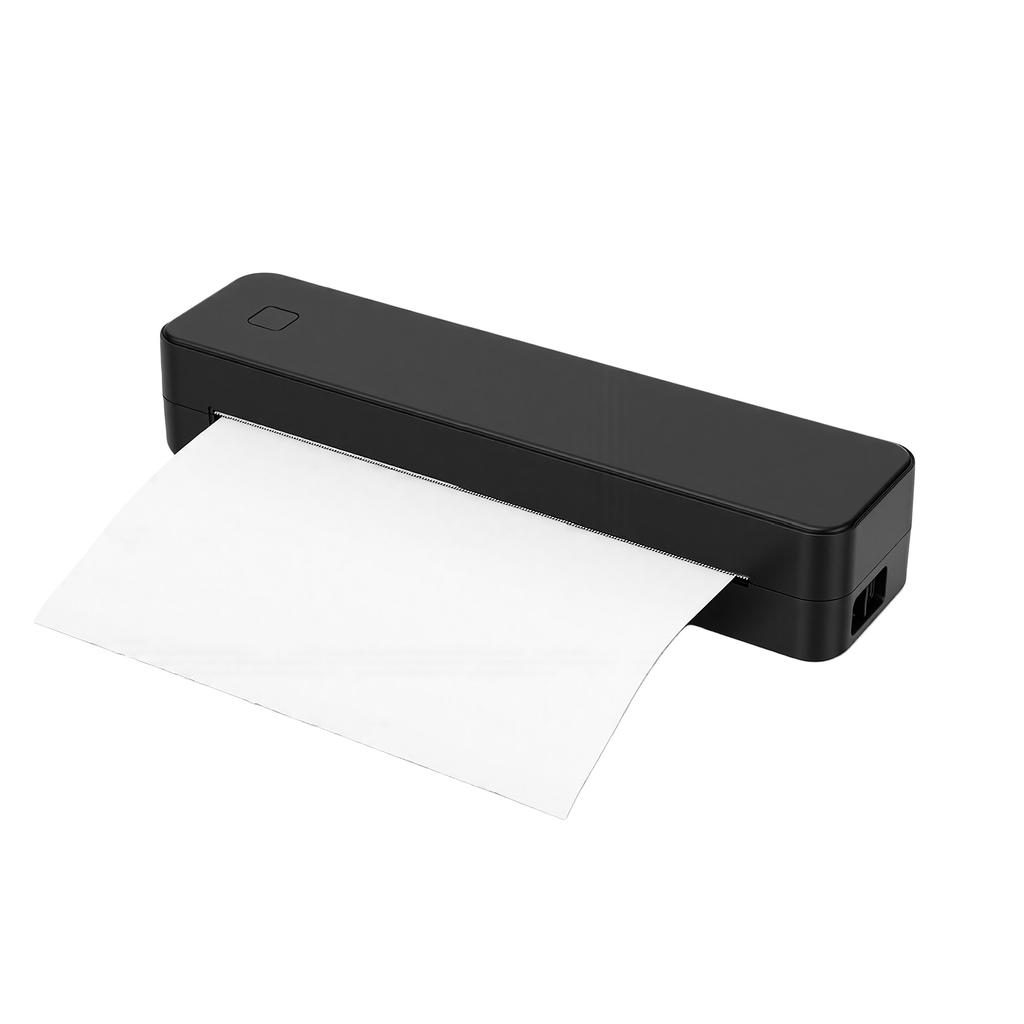 MT80 A4 Thermal Printer with Paper Storage Bluetooth USB 203dpi, Paper Width 56mm to 216mm Support Web Text Image Test