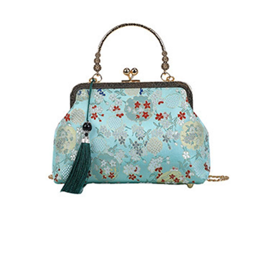 Flower Chinese Style Handbag Elegant Crossbody Bags Luxury Cheongsam Banquet Bag  Travel