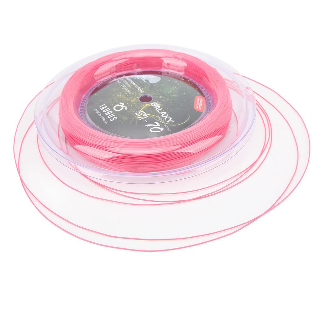 POWERTI BX70 Badmintonschläger Saite Hochelastische Nylon Badmintonschläger Saite 0,7mm Badminton