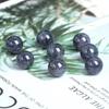 Strawberry Iolite Raw Crystal Round Bead for DIY Bracelet