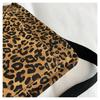 Women's High-End Leopard Print Canvas Tote Bag - Autumn/Winter Fashion, Large Capacity, Casual Crossbody & Shoulder Bag