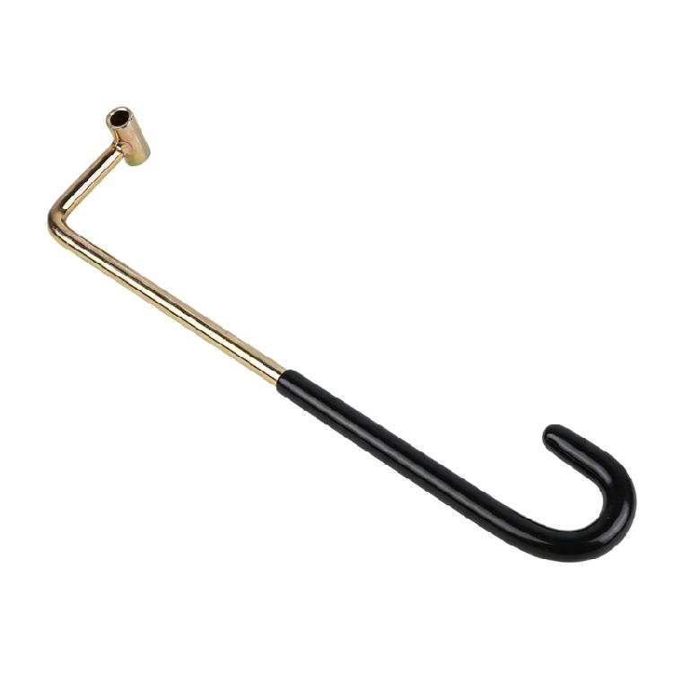 07AAZ-S0KA100 Trunk Spring Hand Service Tool with Carbon Steel Body, Angled Working Head and Hook Handle for Manual Repair and Install Tasks Daily