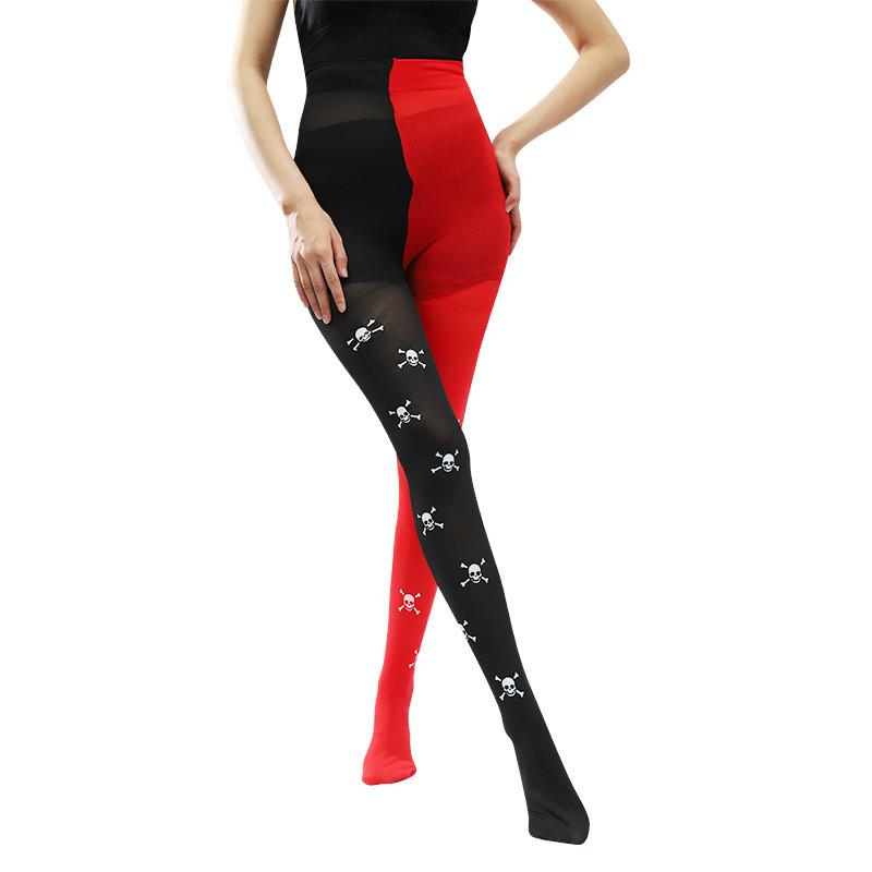 Over Halloween Cosplay Knee Thighhigh Socks Costume Festive Parties Cartoon