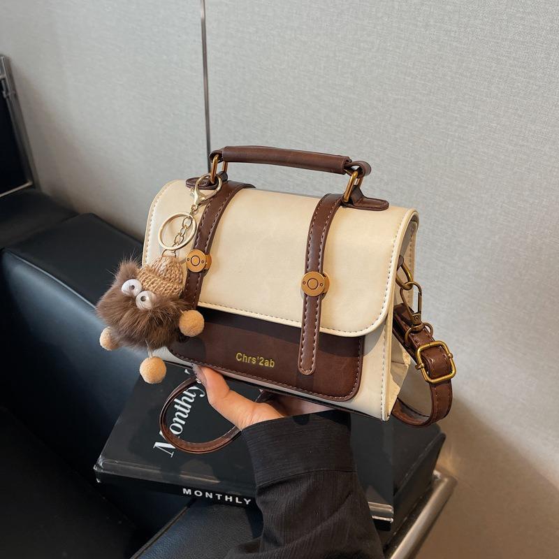 Premium retro small bag women's new autumn and winter versatile messenger bag fashionable portable small square bag