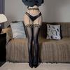 8D Horse Oil Socks Oil Bright Leopard Print Suspenders Black Stockings Sexy Knee Pure Desire Long Tube Aurora Thigh Women Socks